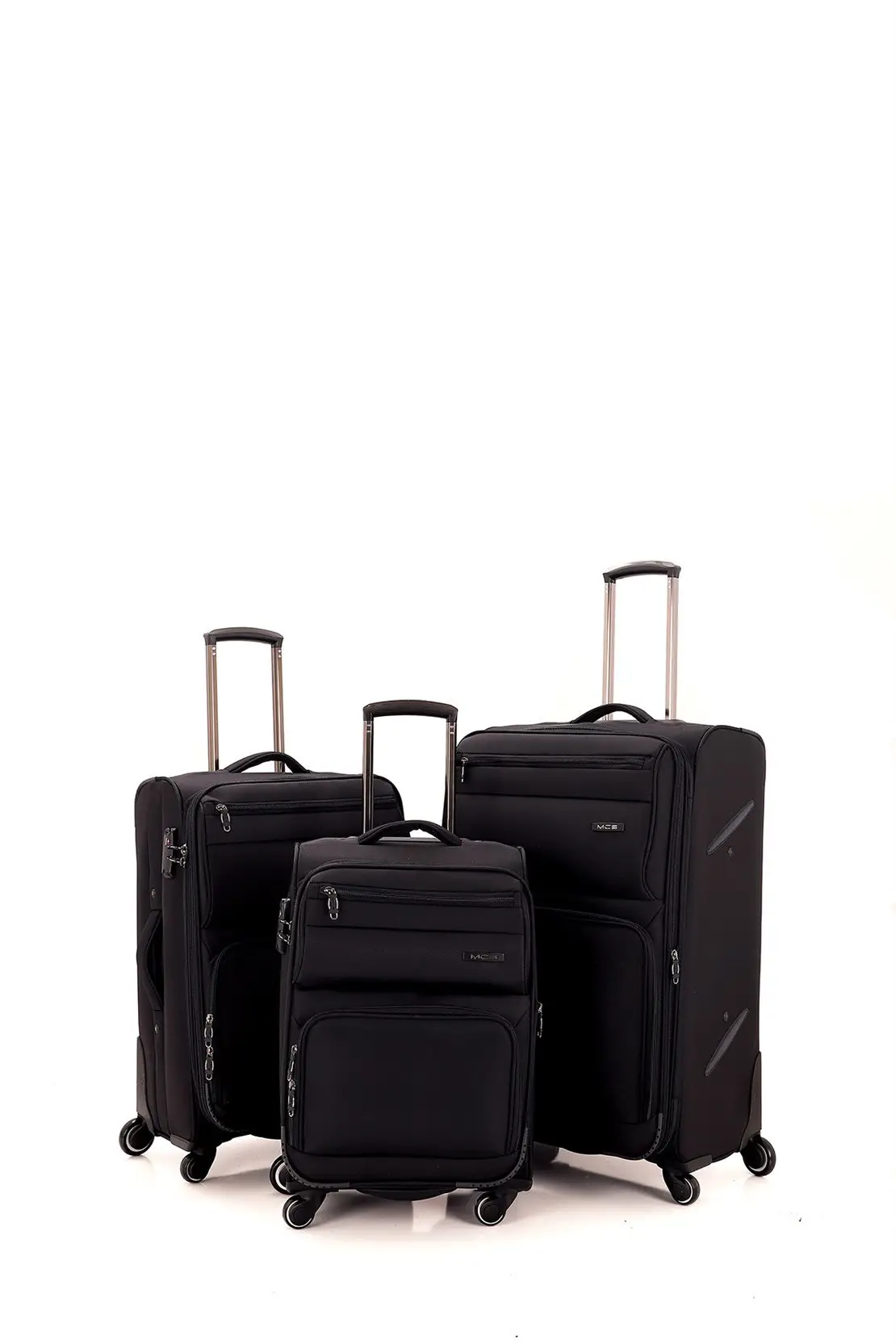 Mçs Lüx Kumaş Valiz Seti V117